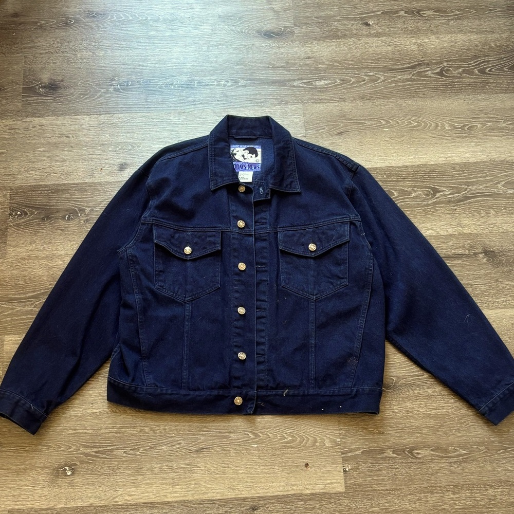 TRUE 80s VINTAGE DENIM TRUCKER JACKET